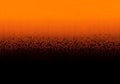 Orange and Black Pixelated Grid Pattern Background Gradient Effect Royalty Free Stock Photo