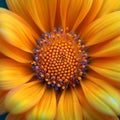 Orange bloom, Mexican sunflower weed, close up natures intricate beauty