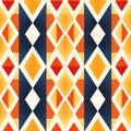 Vibrant Geometric Pattern With Ndebele And Balinese Influences