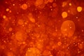 Orange bokeh background