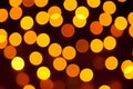 Orange bokeh light, vintage background