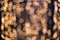 Bokeh of tungsten lamps Royalty Free Stock Photo