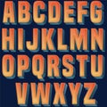 Orange Bold Retro Colorful Typography Design