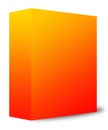 Orange box Royalty Free Stock Photo