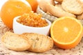 Orange breakfast Royalty Free Stock Photo