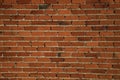Orange brick pattern on house wall Royalty Free Stock Photo