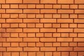 Orange brick wall