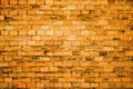 Orange brick wall texture or background to design Royalty Free Stock Photo