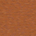 Orange brick wallpaper. Orange brick. Orange brick wall background. Vector illustration. EPS10 Royalty Free Stock Photo