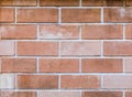Orange brickwall surface for texture background Royalty Free Stock Photo