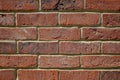 Orange british brick wall pattern Royalty Free Stock Photo