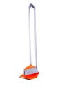 Orange broom and scoop