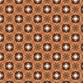 Orange and brown abstract background. template with geometric design. Abstract geometric ornaments backdrop Royalty Free Stock Photo