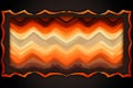 an orange and brown chevron pattern on a black background Royalty Free Stock Photo