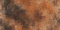 Orange brown grunge metallic background. Painted wall backdrop. Corroded dirty steel sheet. Metal texture Royalty Free Stock Photo