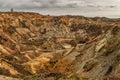 Parys Mountain copper mine, Anglesey, North Wales. Royalty Free Stock Photo