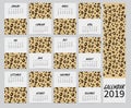 Orange brown leopard skin pattern