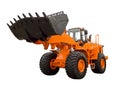 Orange buldozer Royalty Free Stock Photo