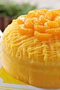 Orange Butter Cake Royalty Free Stock Photo
