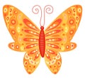 Orange butterfly