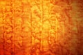 Orange Cable-Knit Fabric Texture Royalty Free Stock Photo