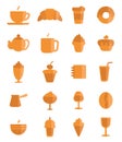Orange cafe, icon