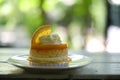 Orange cake Royalty Free Stock Photo