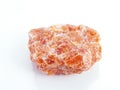 Orange calcite. Royalty Free Stock Photo