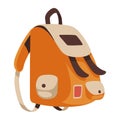 orange camping travel bag