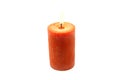 Orange Candle Royalty Free Stock Photo