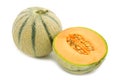 Orange cantaloupe melon