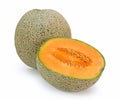 Orange cantaloupe melon