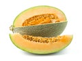 Orange cantaloupe melon Royalty Free Stock Photo