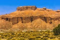 Orange Canyon Cliff I-70 Highway Utah Royalty Free Stock Photo