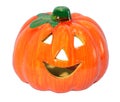 Ceramic pumpkin prepared for the halloween party Royalty Free Stock Photo