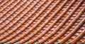 The Orange ceramic roof pattern