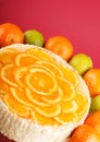 Orange cheesecake Royalty Free Stock Photo