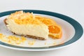 Orange Cheesecake Royalty Free Stock Photo