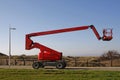 Orange cherry picker Royalty Free Stock Photo