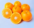 Orange citrus fruit food fresh ripe juicy whole raw santra closeup image stock photo Royalty Free Stock Photo