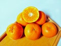 Orange citrus fruit food fresh ripe juicy whole raw santra closeup image stock photo Royalty Free Stock Photo