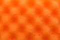 Orange cleaning sponge as background, top view Royalty Free Stock Photo
