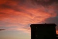 Orange Clouds over Condo