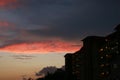 Orange Clouds over Condo