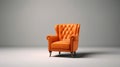 Orange Club Chair