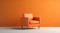 Orange Club Chair