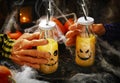 Orange cocktail for Halloween parties Royalty Free Stock Photo