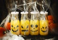 Orange cocktail for Halloween parties Royalty Free Stock Photo