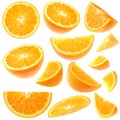 Orange collection Royalty Free Stock Photo