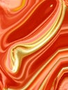 Orange color abstract background with silk texture blurry effects